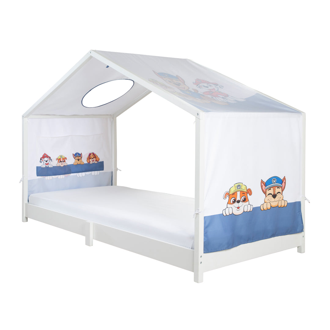 Hausbettbezug 90 x 200 cm 'Paw Patrol' - Weiß / Blau