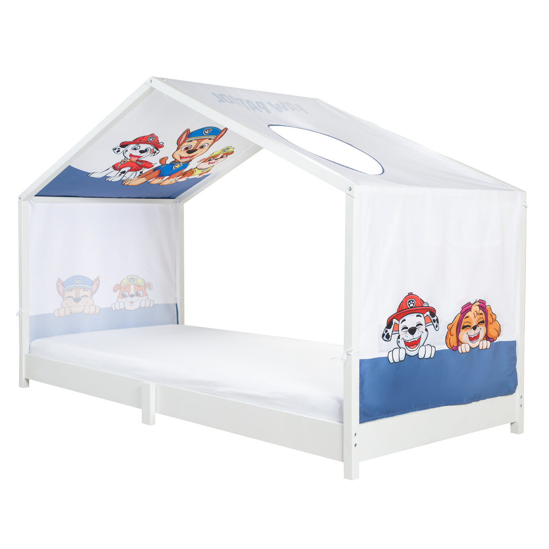 Hausbettbezug 90 x 200 cm 'Paw Patrol' - Weiß / Blau