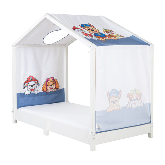 House Bed Cover 70 x 140 cm 'Paw Patrol' - White / Blue