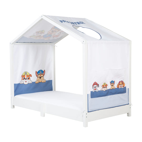 House Bed Cover 70 x 140 cm 'Paw Patrol' - White / Blue