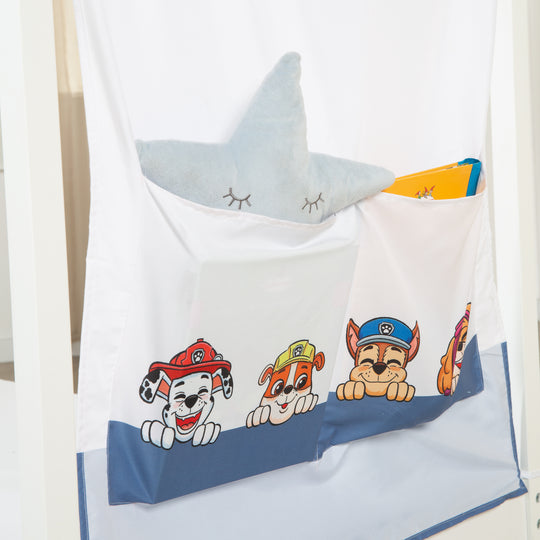 House Bed Cover 70 x 140 cm 'Paw Patrol' - White / Blue