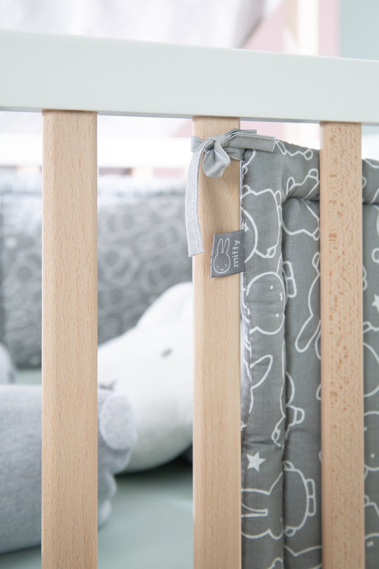 Babynest 'Miffy®' tejido, nido para camas para bebés y niños como borde de la cama