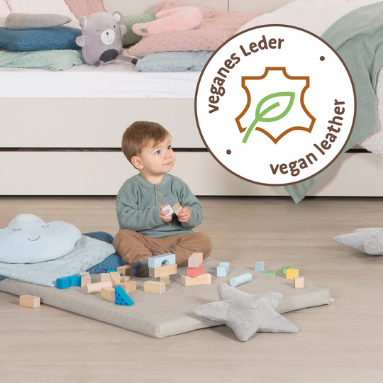 Play Mat 'Luxe' 78 x 100 cm - Climbing Triangle & Tower Accessorie - Beige