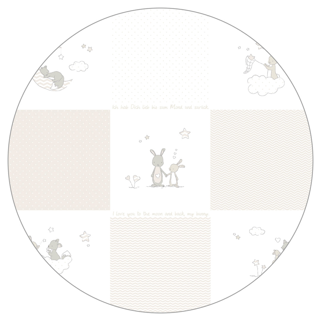 Set completo di letti 'Fox & Bunny' 70 x 140 cm con attrezzatura inclusa