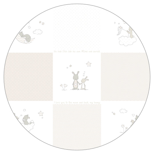 Set completo di letti 'Fox & Bunny' 70 x 140 cm con attrezzatura inclusa