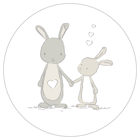 Set completo di letti 'Fox & Bunny' 70 x 140 cm con attrezzatura inclusa