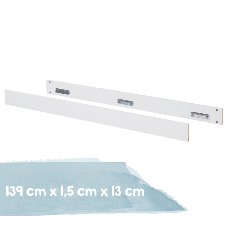 Conversion pages 'Universal', white, for combi children's beds to convert to junior beds