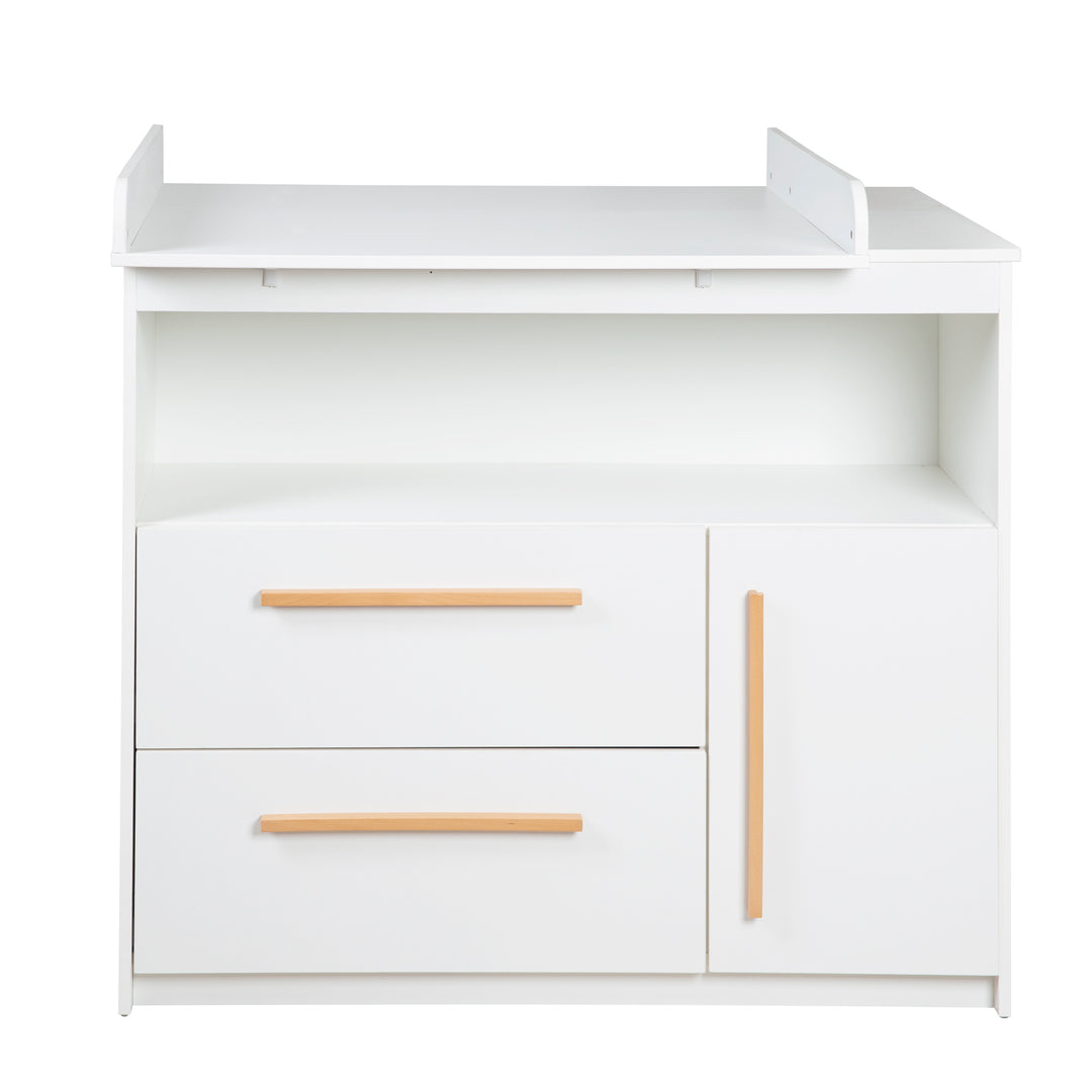 Room Set 'Lilo' - Convertible Bed 70x140 cm + Changing Table + Wardrobe - White