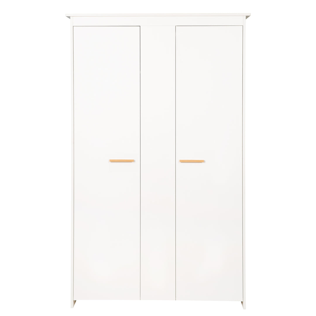 Room Set 'Lilo' - Convertible Bed 70x140 cm + Changing Table + Wardrobe - White