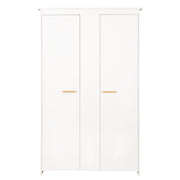 Ensemble de chambre «Lilo» - Lit combiné 70x140 + couche de tiroirs à couches + armoire - blanc