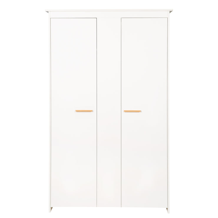 Ensemble de chambre 'Lilo' - Lit évolutif 70x140 + Commode à langer + Armoire - Blanc