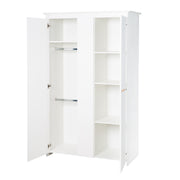 Ensemble de chambre 'Lilo' - Lit évolutif 70x140 + Commode à langer + Armoire - Blanc