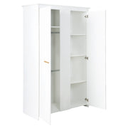 Ensemble de chambre «Lilo» - Lit combiné 70x140 + couche de tiroirs à couches + armoire - blanc