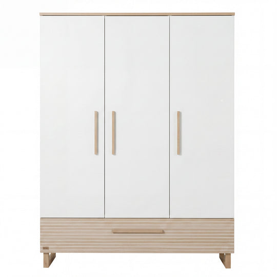 Babyzimmerset 'Noah' 3-teilig mit Hausbett in 60x120 cm - Weiß / Tristan Eiche – Freisteller (12/25)