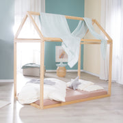 Hausbett 70 x 140 cm - Montessori-Bett aus Bambus-Holz - FSC zertifiziert