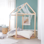 Hausbett 70 x 140 cm - Montessori-Bett aus Bambus-Holz - FSC zertifiziert