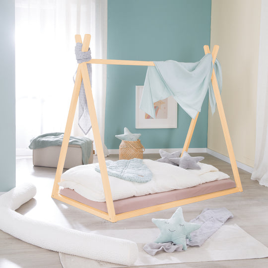 Tipilounge 70 x 140 cm - Lettino Montessori in legno di bambù - Certificato FSC