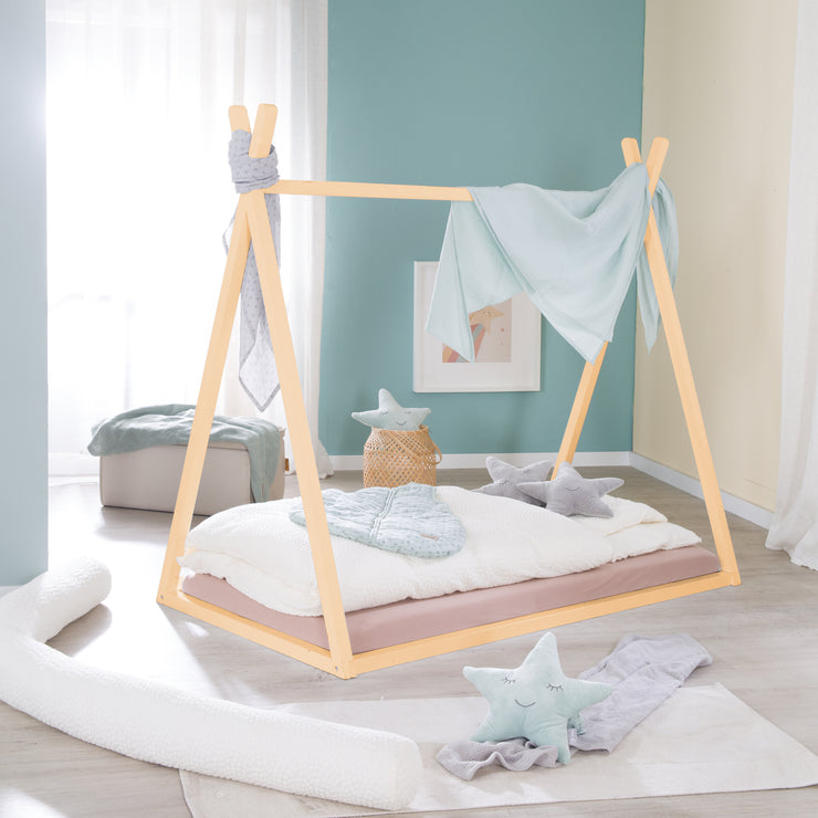 Tipilounge 70 x 140 cm - letto montessori realizzato in legno di bambù - certificato FSC