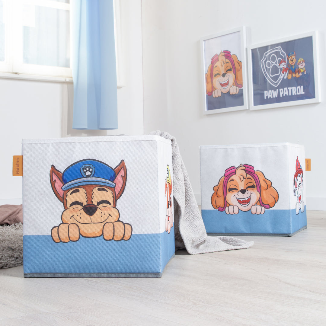 Storage Boxes 'Paw Patrol' 2-Piece - Blue / White