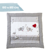 Manta de juegos 'Jumbotwins', 100 x 100 cm, para juegos/cuna, 100% algodón