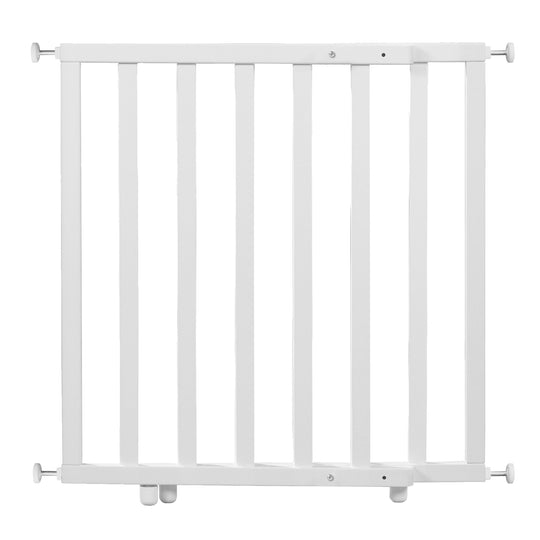Barrière de protection pour porte à la pince, blanc, 62 - 106 cm, la grille d'escaliers