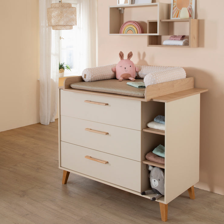 Changing Dresser Jil with Drawers Removable Changing Topper Cash roba