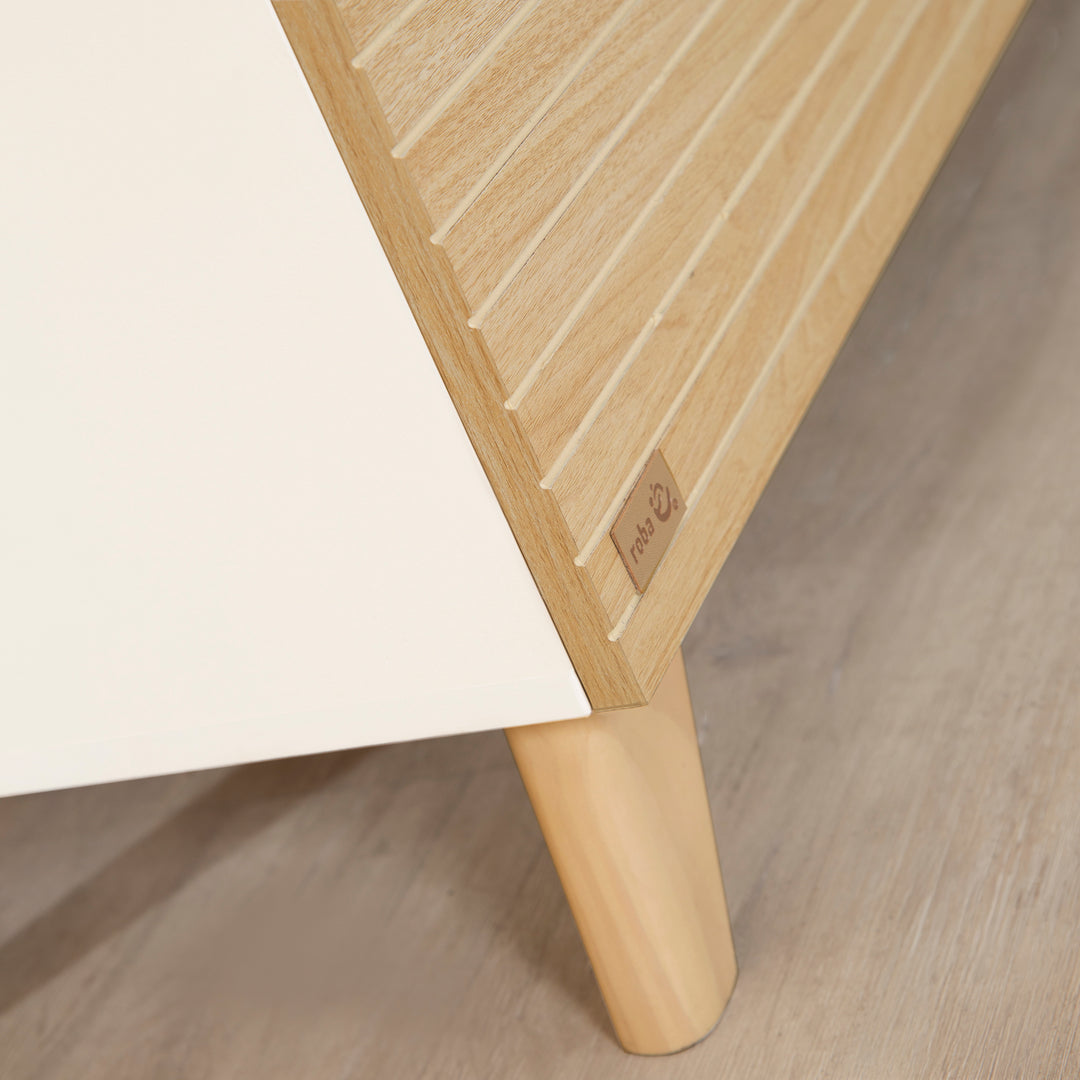Changing Chest “Theo” with Drawers - Convertible - White / Oak
