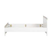 Lit jeunesse 'Felicia' 90 x 200 cm - blanc - décoration de bois 'Luna Elm'