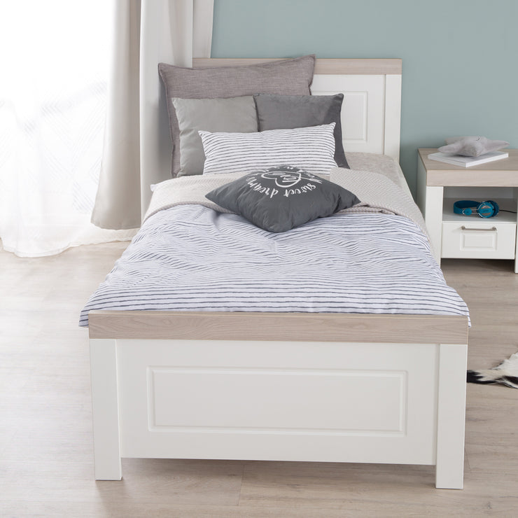 Letto per ragazzi 'Felicia' 90 x 200 cm - Bianco - Decorazione in legno