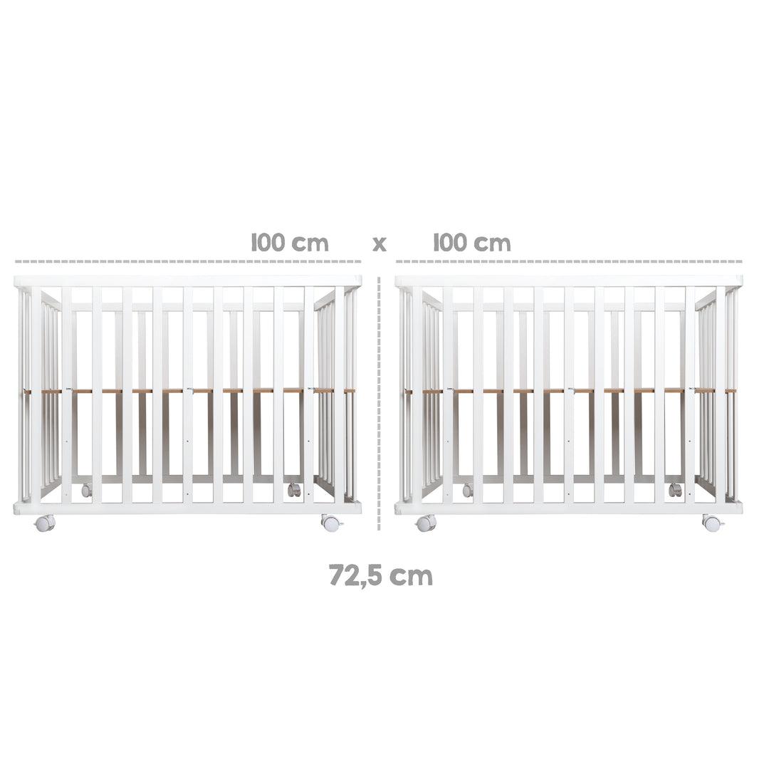 Einziehbares Babygitter / Hundegitter – 381 Cm Breit, 106,7 Cm Hoch, Mit Verstärktem Netz
