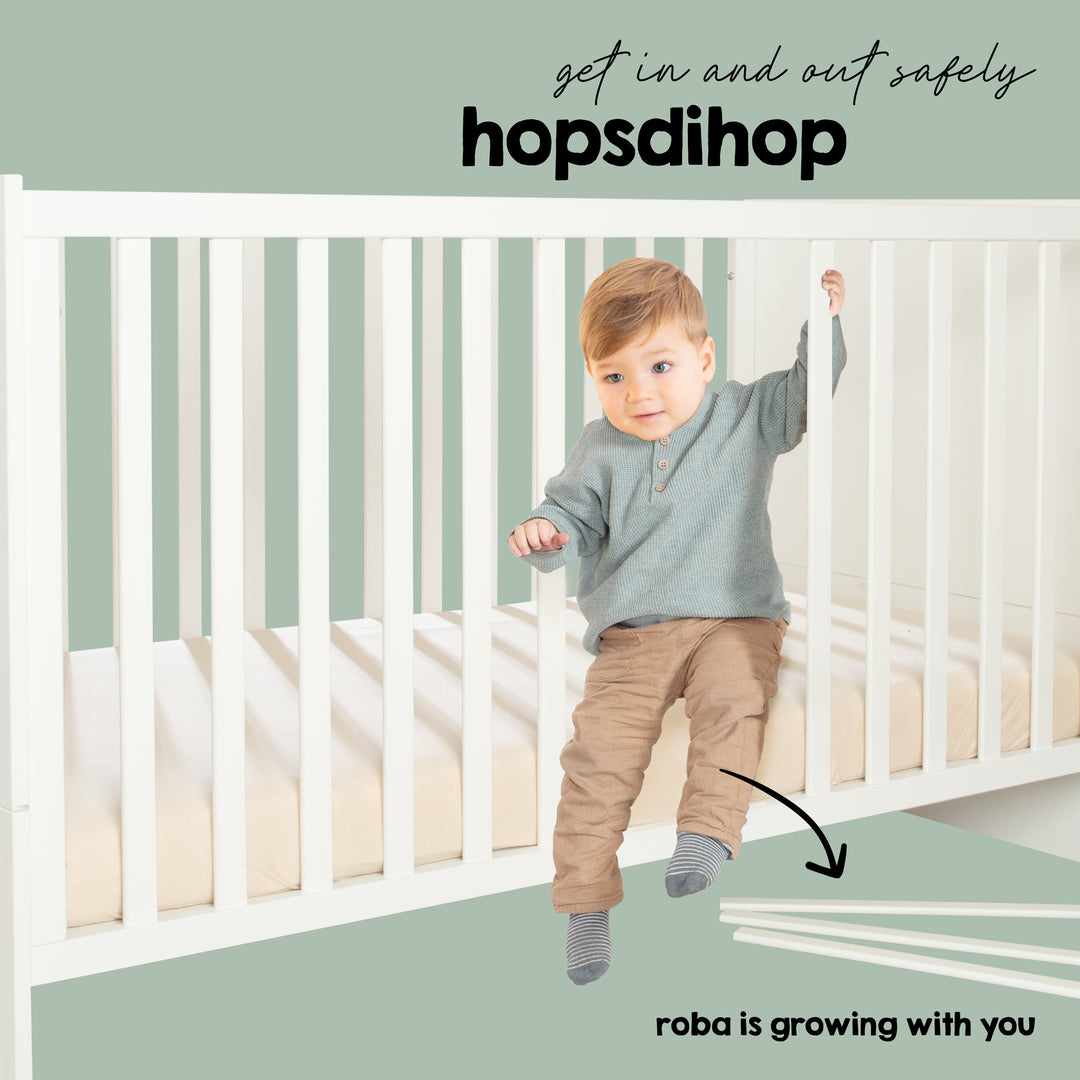 Set lit complet 'Little Stars', 70 x 140 cm, blanc, incl. draps, baldaquin, nid et matelas