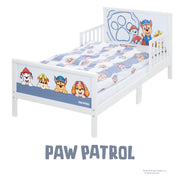 Lit thématique pour tout-petits 'Pat'Patrouille' 70 x 140 cm avec sommier et linge de lit
