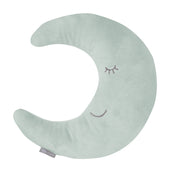Neck Pillow in Moon Shape 'roba Style' - Soft Decorative Cushion - Frosty Green
