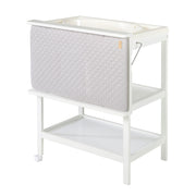 roba Table à Langer avec Baignoire Coulissante Baby Pool 2EN1 avec Matelas  Imperméable Blanc et 2 Compartiments de Rangement - Bain Bébé Dès la