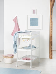 roba Combi baignoire table à langer, matelas à langer bois