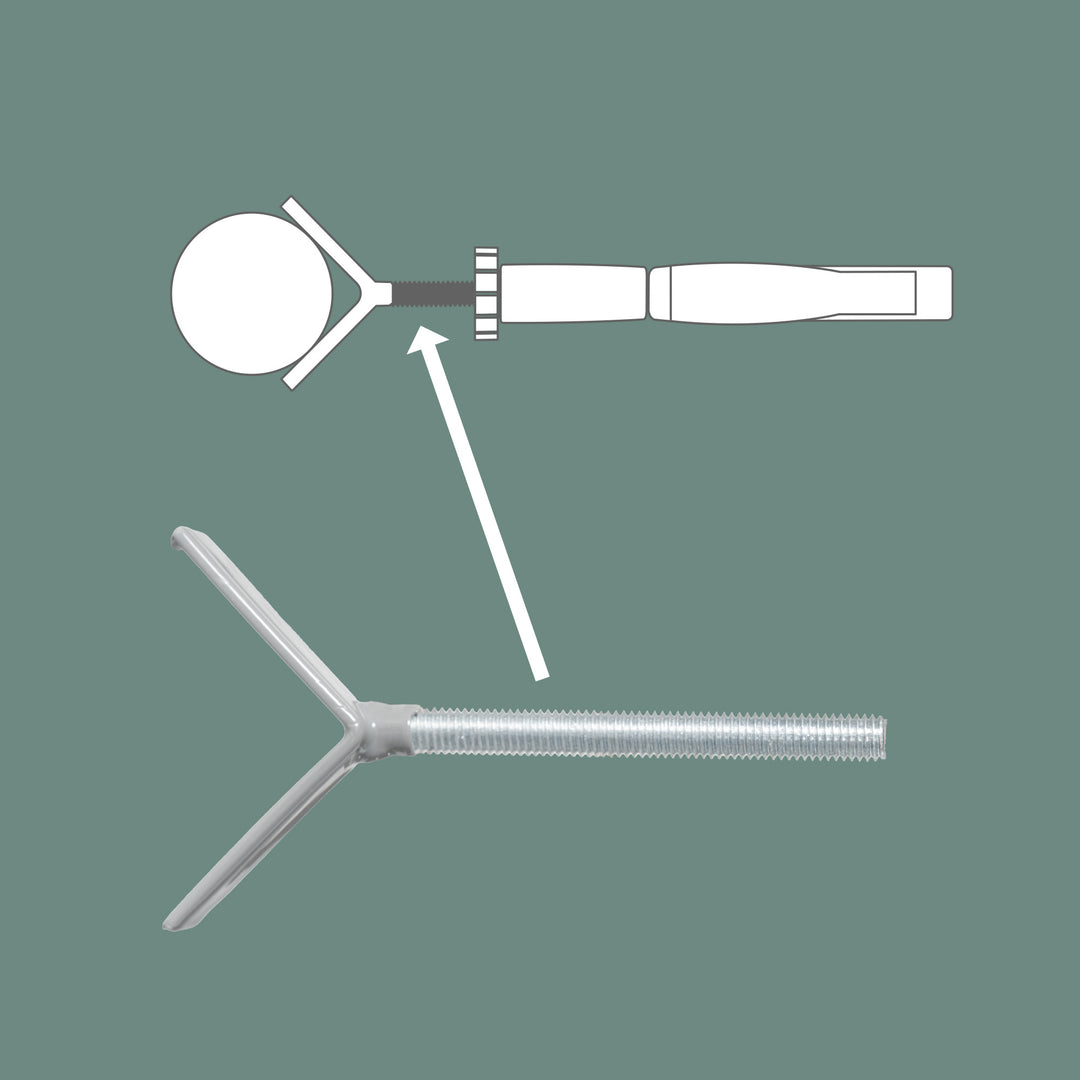 Y-shaped Metal Spindle – Accessory for Attaching easySafe+ Door and Stair Gates