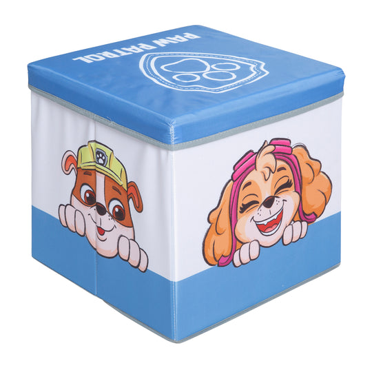 Foldable Seating & Storage Box 'Paw Patrol' - Blue / White
