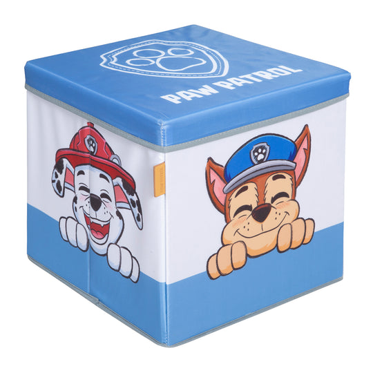 Foldable Seating & Storage Box 'Paw Patrol' - Blue / White