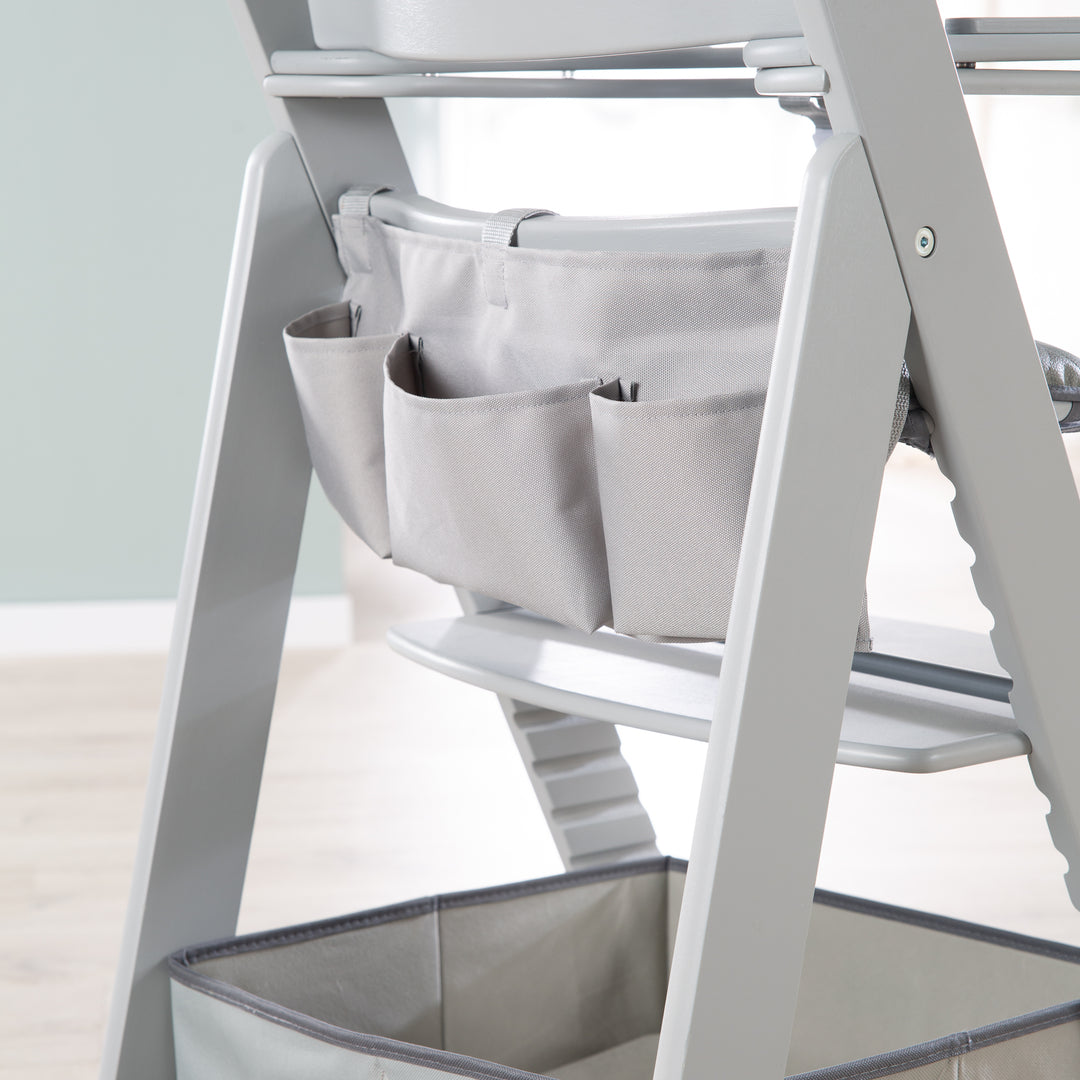 Organiser-Set mit Stern-Motiv - Passend für alle Born Up & Sit Up Hochstühle - Grau