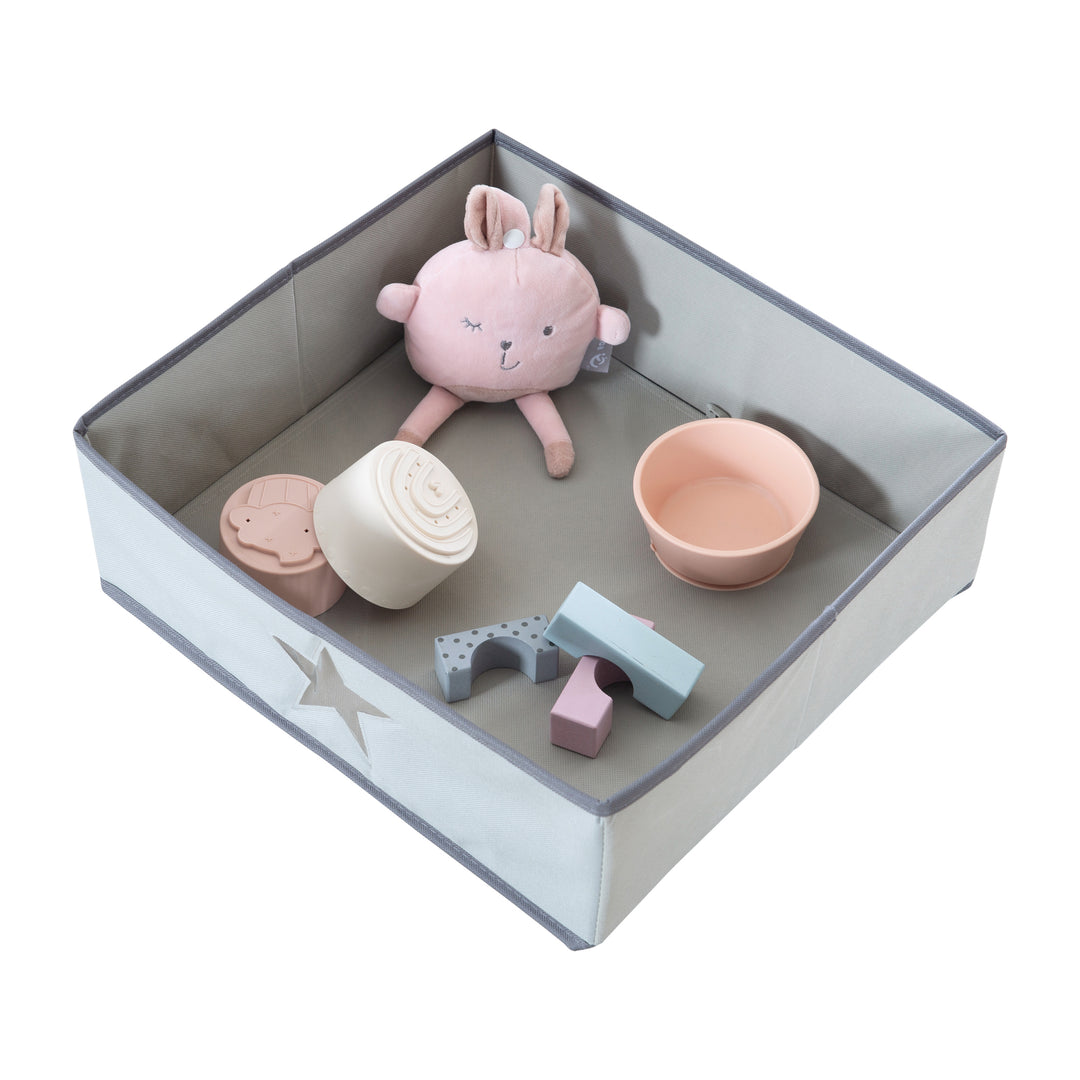Organiser-Set mit Stern-Motiv - Passend für alle Born Up & Sit Up Hochstühle - Grau