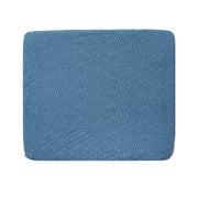 Copertura organica elastica per materassini fasciatoio 75x85 cm 'Seashells Indigo' - Blu