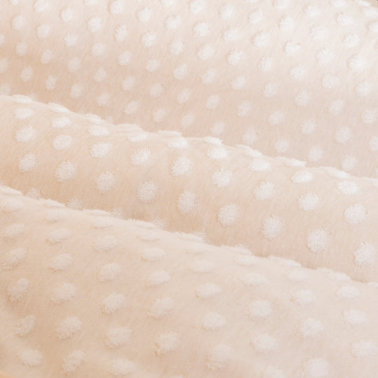 Organic Fitted Cover for Changing Pads 75x85 cm 'Frosty Almond' - Beige