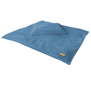 Cradle Bedding 80 x 80 cm 'Seashells Indigo' - GOTS & Oeko Tex certified - Blue