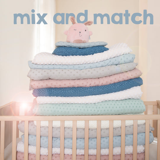 Cradle Bedding 80 x 80 cm 'Frosty Almond' - GOTS & Oeko-Tex Certified - Beige