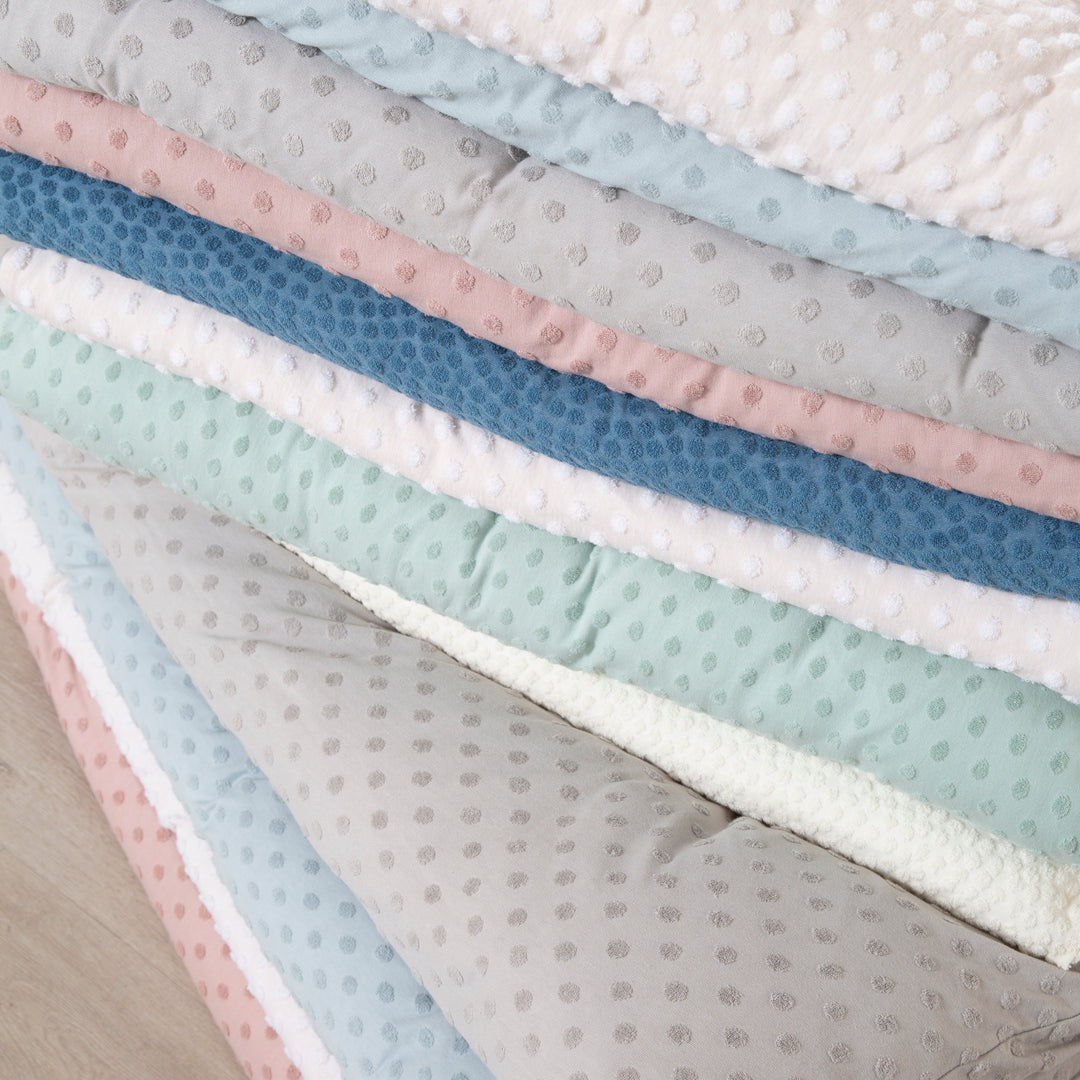 Biancheria da letto per bambini 100 x 135 cm 'Frosty Almond' - Certificata GOTS & Oeko-Tex - Beige