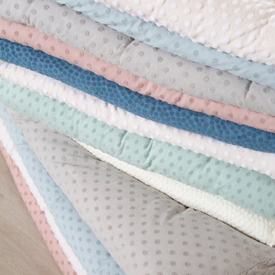 Biancheria da letto per bambini 100 x 135 cm 'Frosty Almond' - Certificata GOTS & Oeko-Tex - Beige