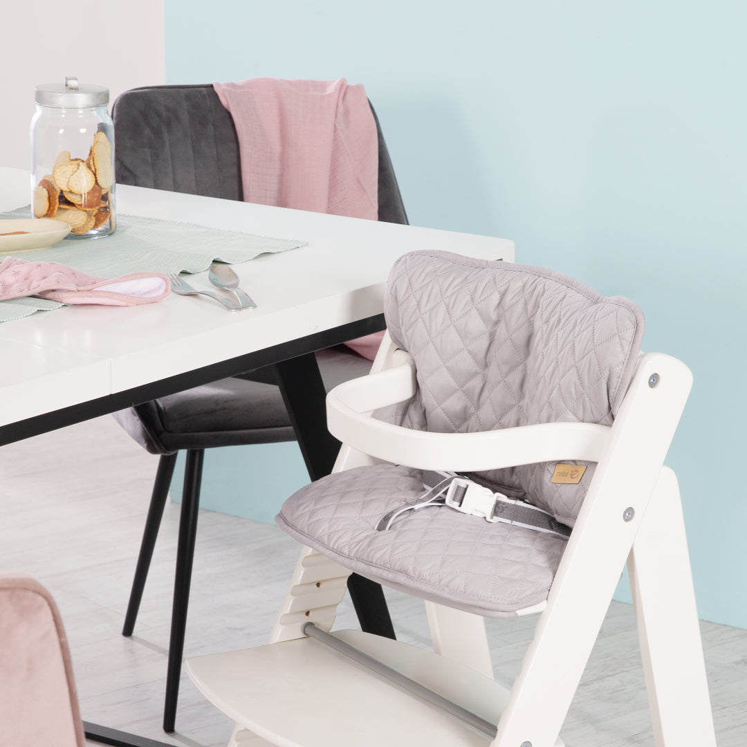Coussin d'assise 'roba Style' - 2 pcs - Pour les chaises hautes Sit Up & Born Up - Gris argenté