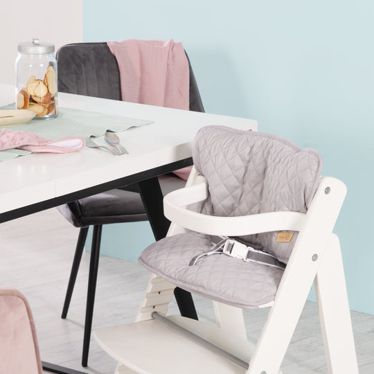 Coussin d'assise 'roba Style' - 2 pcs - Pour les chaises hautes Sit Up & Born Up - Gris argenté