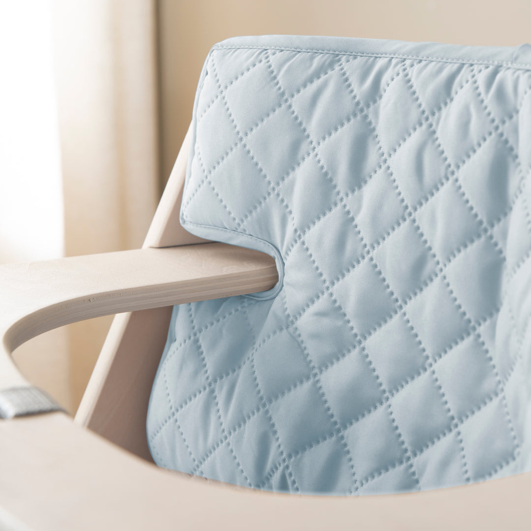 Riduzione del sedile 'roba Style', azzurro, cuscino / inserto del sedile in 2 parti per sedie con scale alte