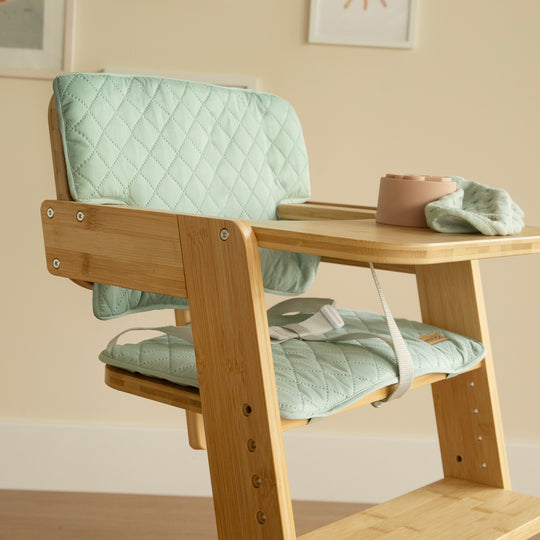 Sitzverkleinerer 2-teilig 'roba Style' - Zubehör für Hochstuhl 'Nature Up' - Frosty green